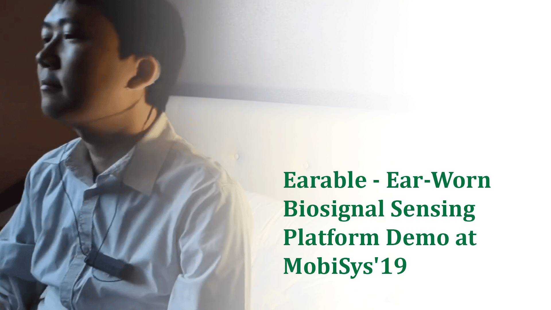 Earable Platform Demo